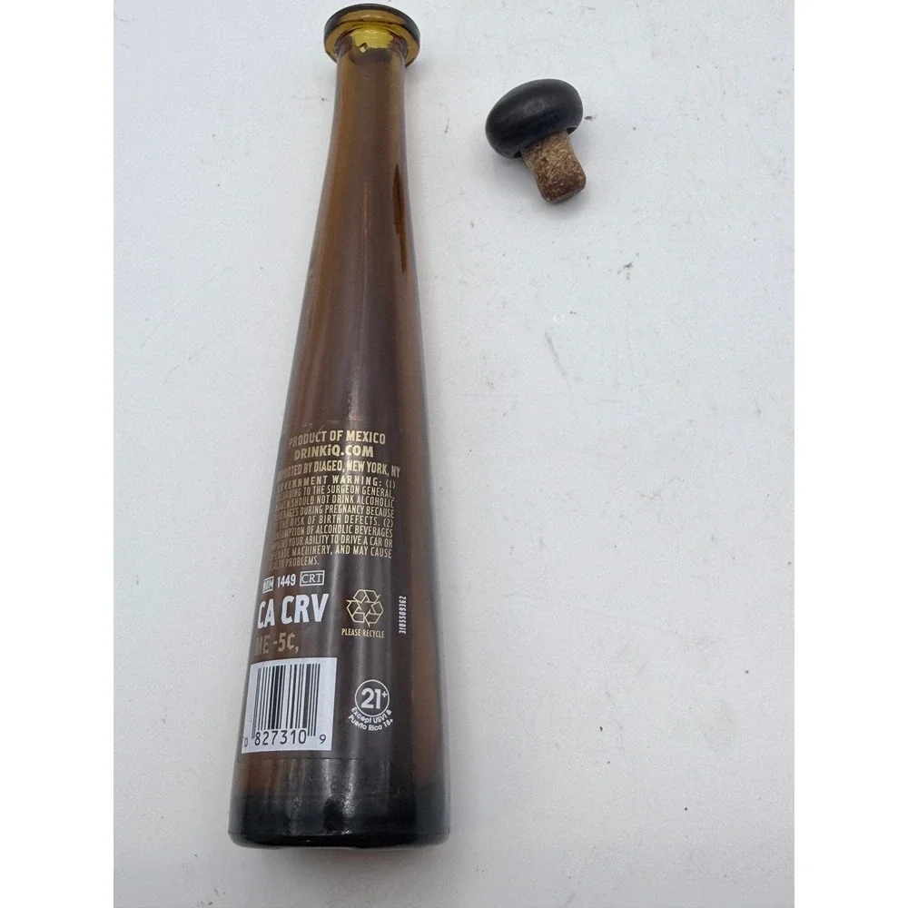 Don Julio 1942 Tequila Anejo Empty Bottle 50ml Amber Glass Miniature with Cork
